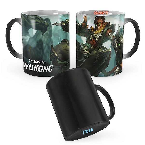 Caneca Mágica Wukong Dragão de Jade League of Legends Lol
