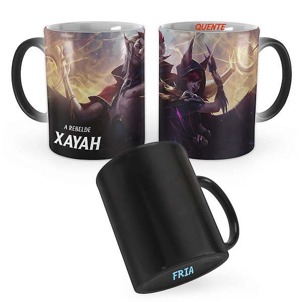 Caneca Mágica Xayah League of Legends Lol