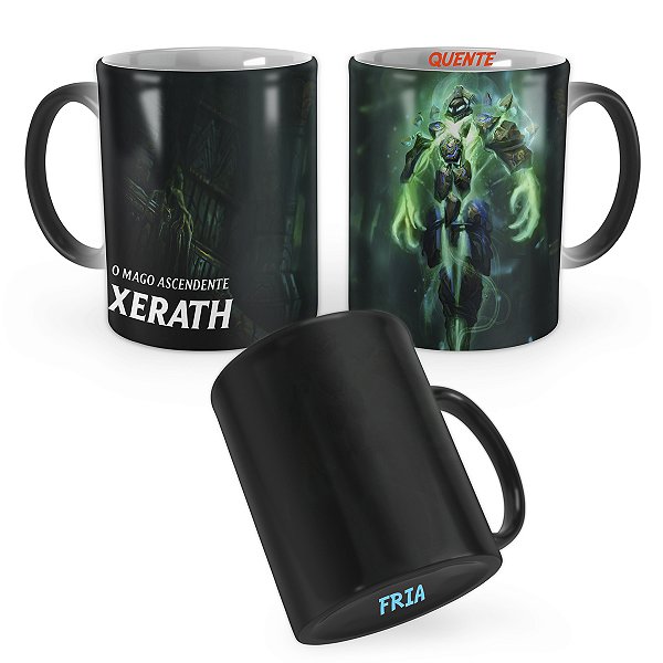 Caneca Mágica Xerath Rúnico League of Legends Lol