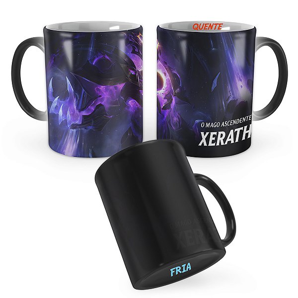 Caneca Mágica Xerath Estrela Negra League of Legends Lol