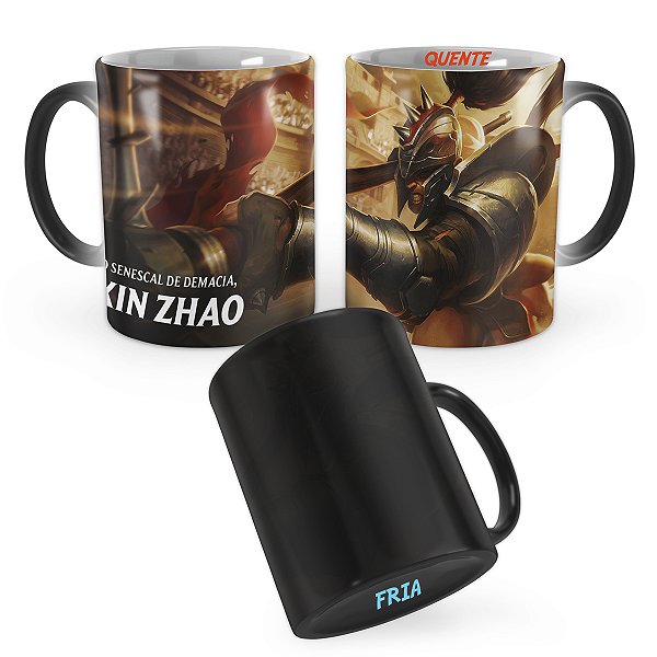 Caneca Mágica Xin Zhao Gladiador League of Legends Lol