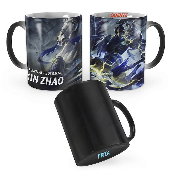 Caneca Mágica Xin Zhao Reinos Combatentes League of Legends Lol