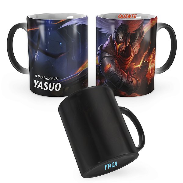 Caneca Mágica PROJETO: Yasuo League of Legends Lol
