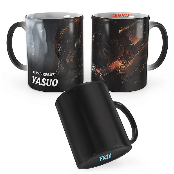 Caneca Mágica Yasuo Emissário da Escuridão League of Legends Lol