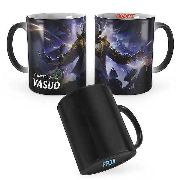 Caneca Mágica Yasuo True Damage de Prestígio League of Legends Lol