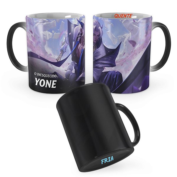Caneca Mágica Yone Florescer Espiritual League of Legends Lol