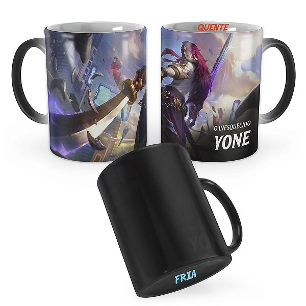 Caneca Mágica Yone Academia de Batalha League of Legends Lol
