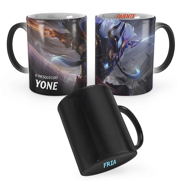 Caneca Mágica Yone Emissário da Luz League of Legends Lol
