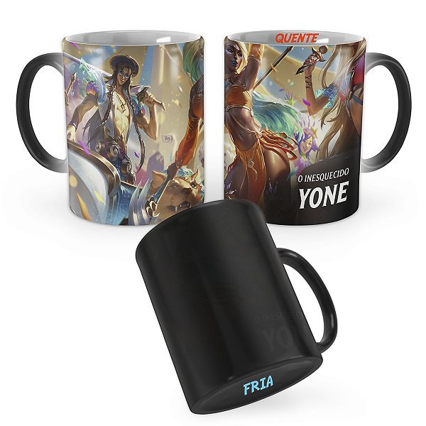 Caneca Mágica Yone Canção do Oceano League of Legends Lol