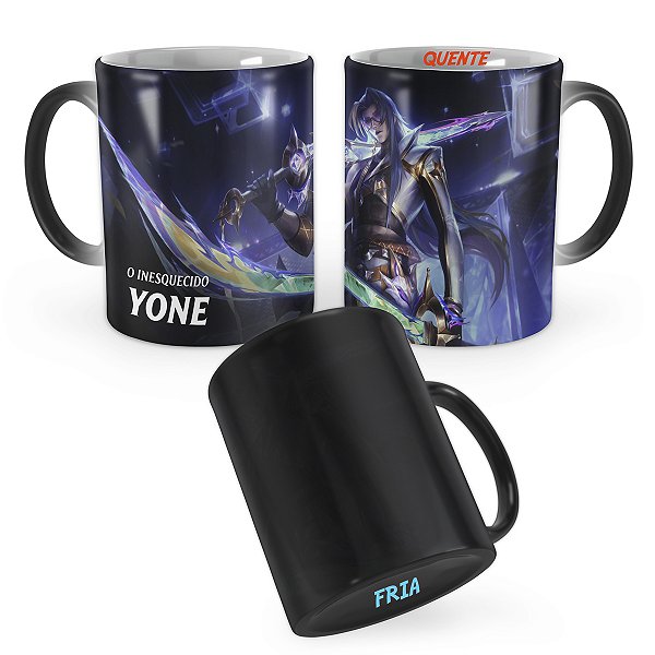 Caneca Mágica Yone HEARTSTEEL de Prestígio League of Legends Lol