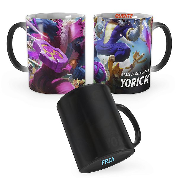 Caneca Mágica Miaurick League of Legends Lol
