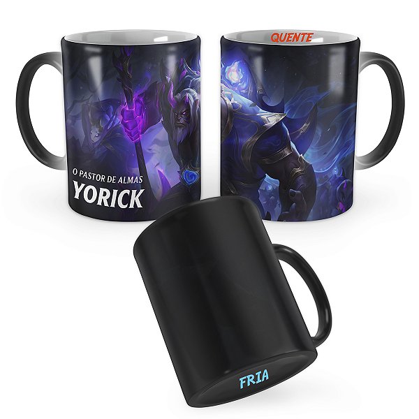 Caneca Mágica Yorick Florescer Espiritual League of Legends Lol