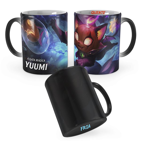 Caneca Mágica Yuumi Feiticeira League of Legends Lol