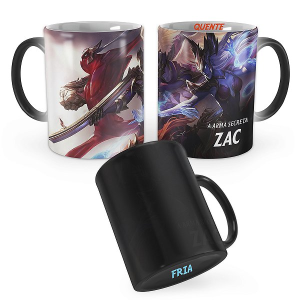 Caneca Mágica SKT T1 Zac League of Legends Lol