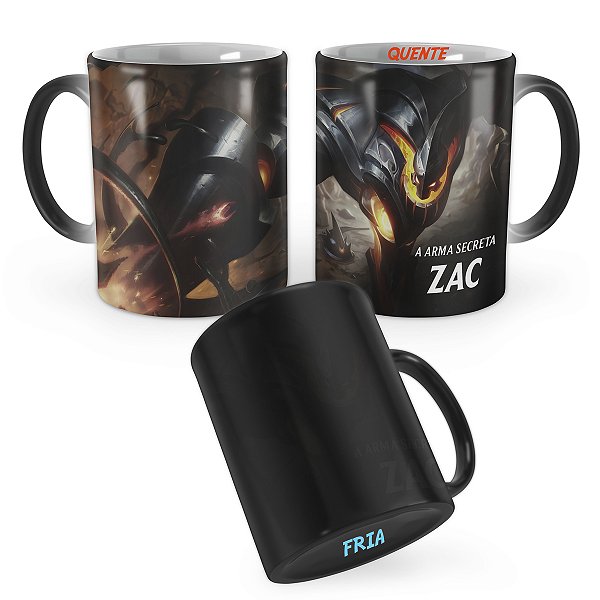Caneca Mágica Zac Máquina de Combate League of Legends Lol