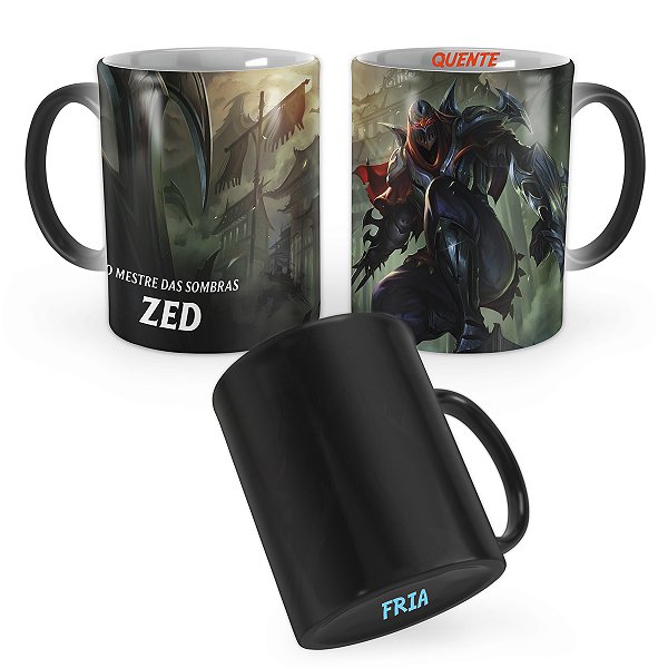 Caneca Mágica Zed League of Legends Lol