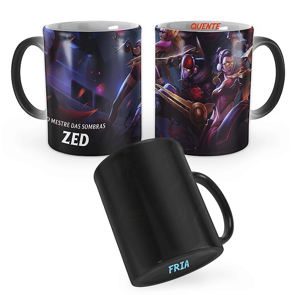 Caneca Mágica SKT T1 Zed League of Legends Lol