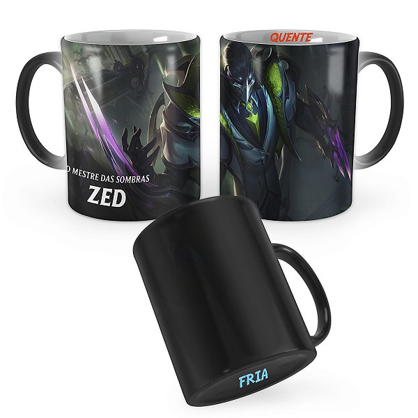Caneca Mágica Zed Galante League of Legends Lol
