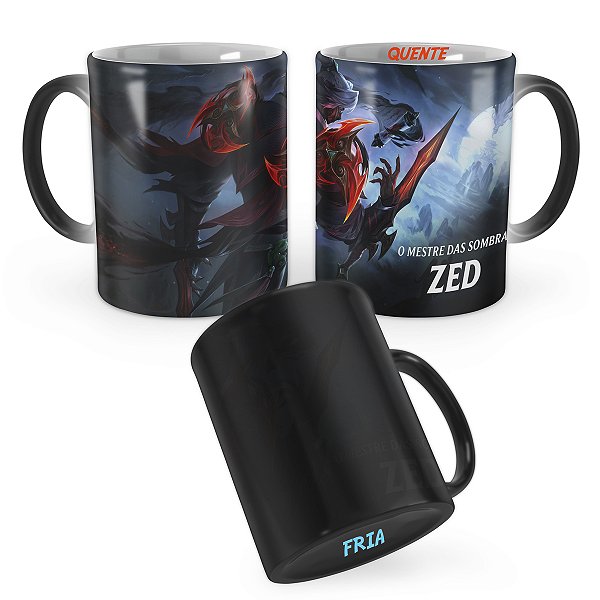 Caneca Mágica Zed Jornada Imortal League of Legends Lol