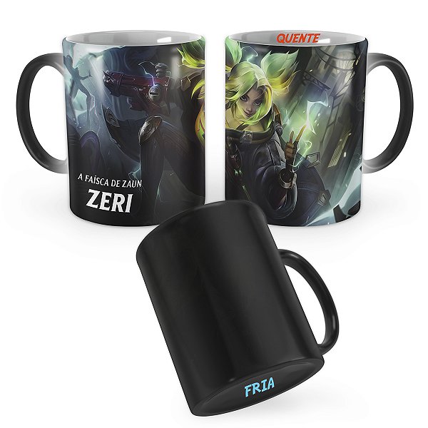 Caneca Mágica Zeri League of Legends Lol