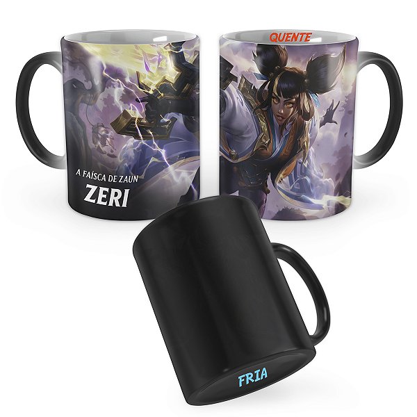 Caneca Mágica Zeri Jornada Imortal League of Legends Lol