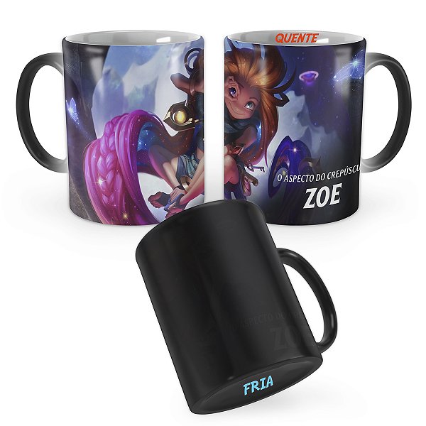 Caneca Mágica Zoe League of Legends Lol