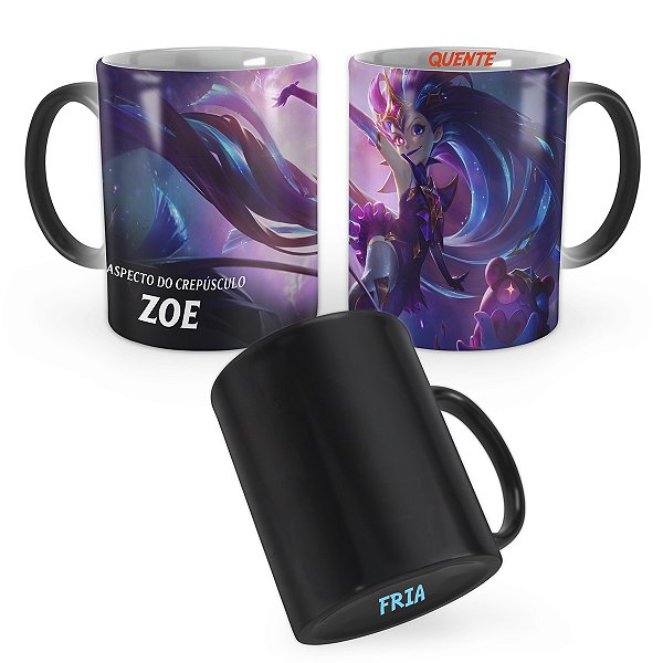 Caneca Mágica Zoe Guardiã Estelar League of Legends Lol