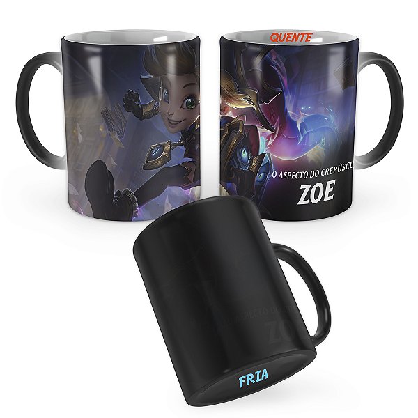 Caneca Mágica Zoe Arcanista League of Legends Lol