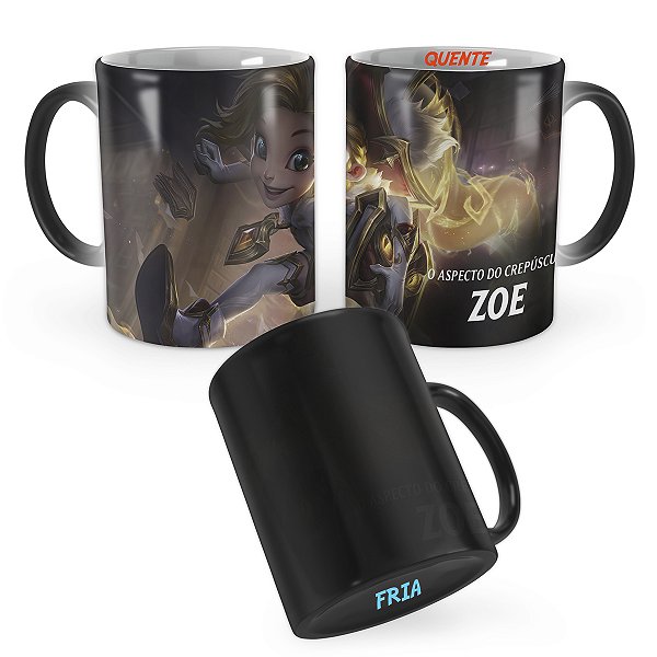 Caneca Mágica Zoe Arcanista de Prestígio League of Legends Lol