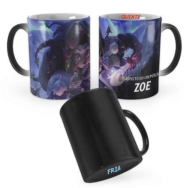 Caneca Mágica Zoe Bênção do Inverno League of Legends Lol