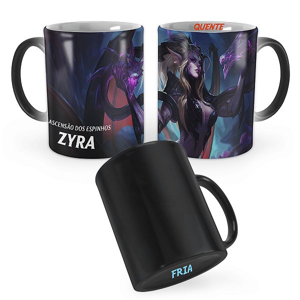 Caneca Mágica Zyra Dracomante League of Legends Lol