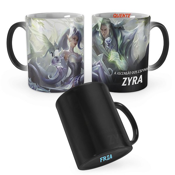 Caneca Mágica Zyra Rosa de Cristal League of Legends Lol