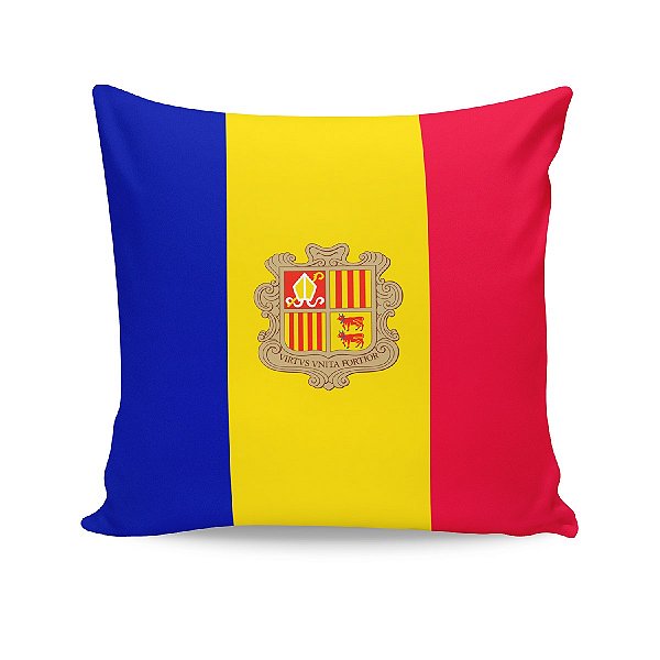 Almofada Bandeira Andorra País