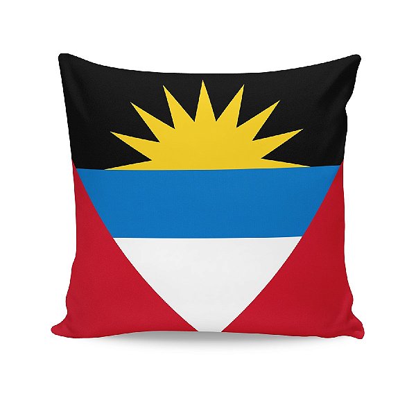 Almofada Bandeira Antigua e Barbuda País