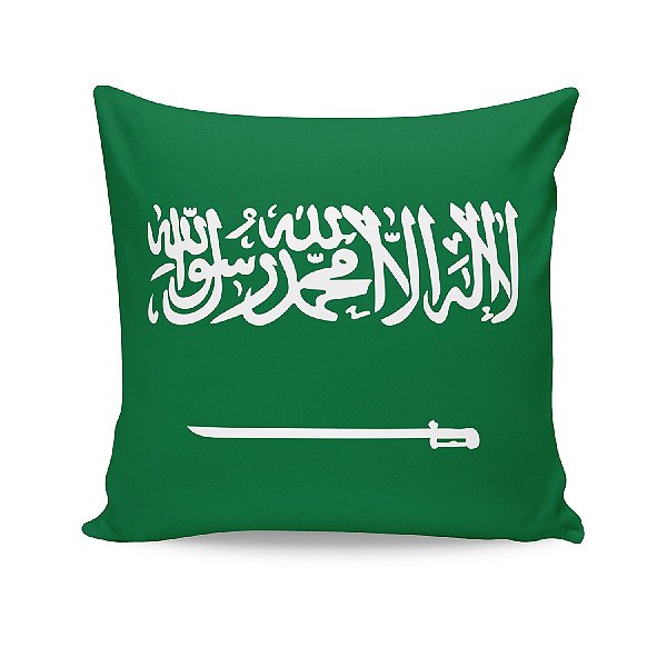 Almofada Bandeira Arábia Saudita País