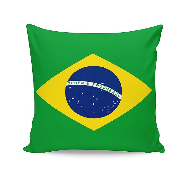 Almofada Bandeira Brasil País