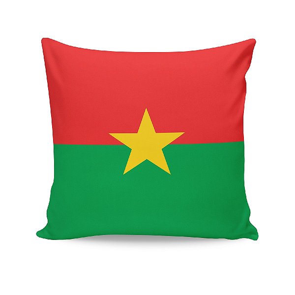 Almofada Bandeira Burquina País