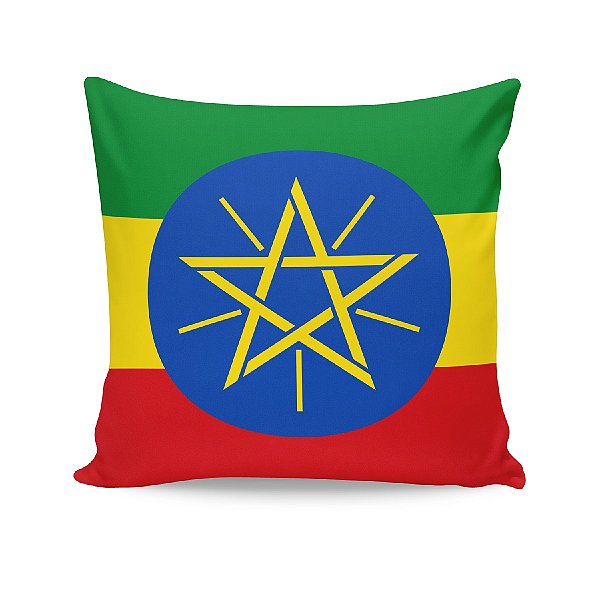 Almofada Bandeira Etiópia País