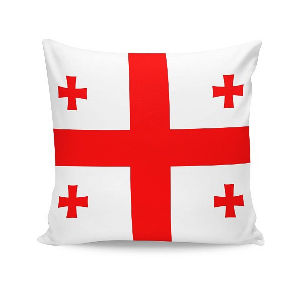 Almofada Bandeira Geórgia País