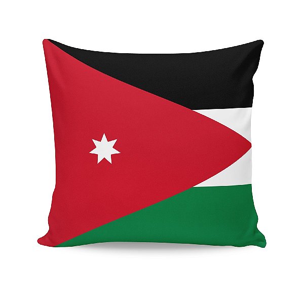 Almofada Bandeira Jordânia País