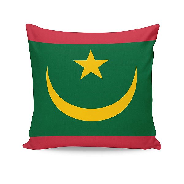 Almofada Bandeira Mauritânia País
