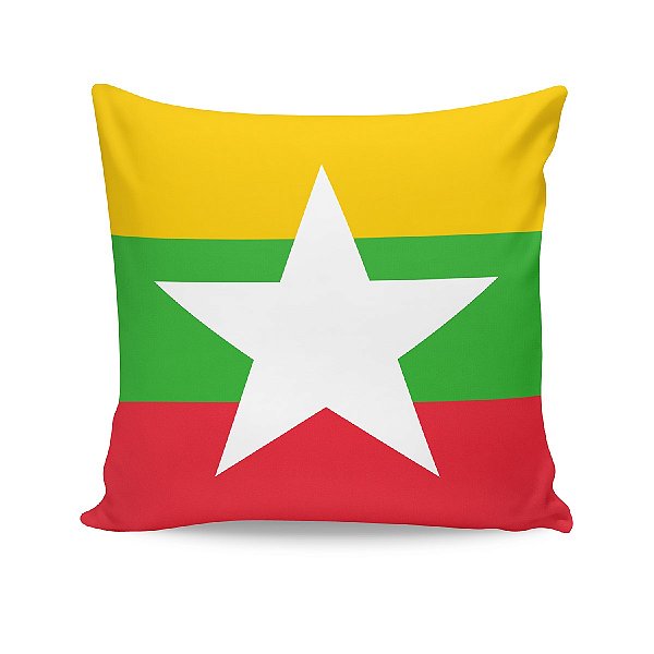 Almofada Bandeira Mianmar País