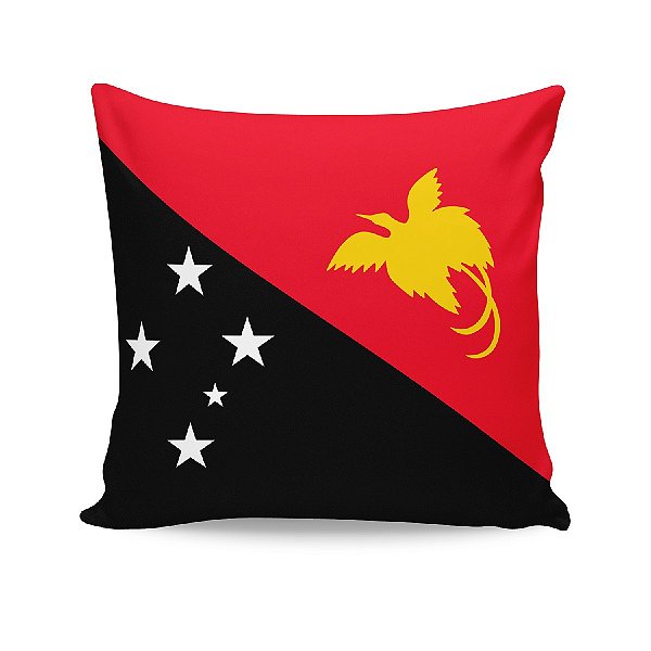 Almofada Bandeira Papua Nova Guiné País
