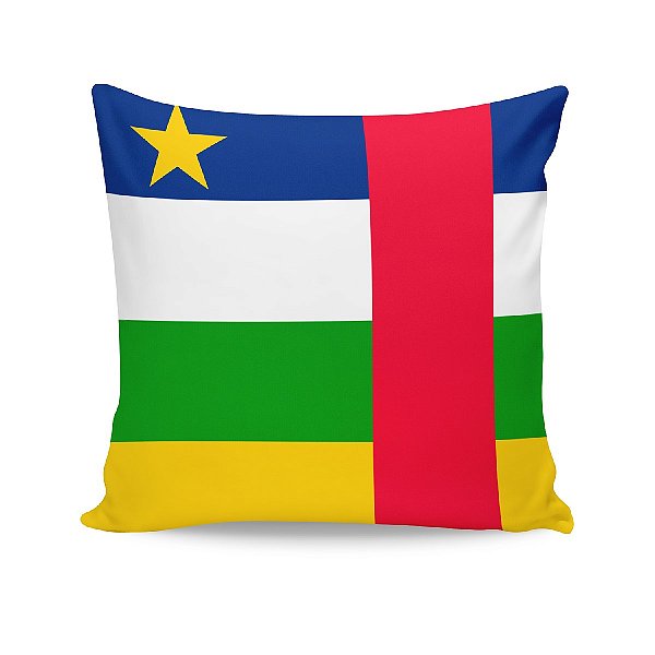 Almofada Bandeira República Centro-Africana País