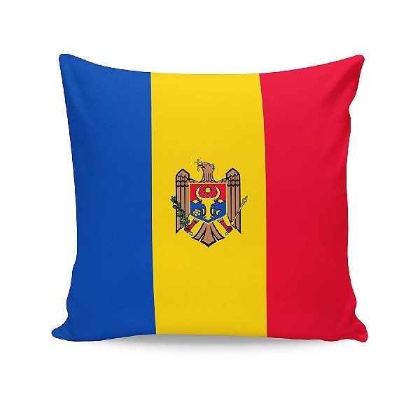 Almofada Bandeira Moldávia País