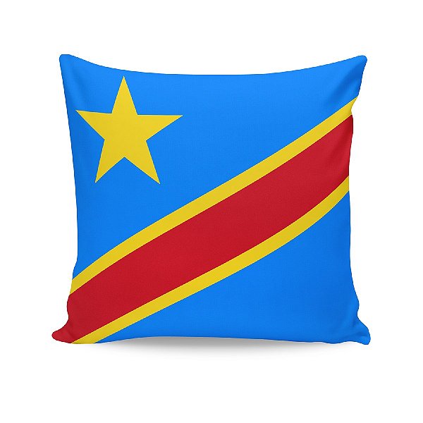 Almofada Bandeira República Democrática do Congo País