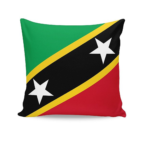 Almofada Bandeira São Cristóvão e Nevis País