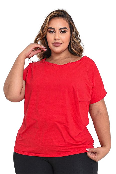 Blusa Feminina Gola V Basica