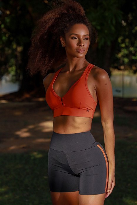 Top Fitness Feminino Costas Cruzadas Básico