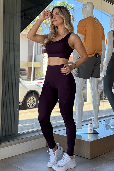 Calça Fusô Fitness Feminina com Bolso Lateral Pro Form